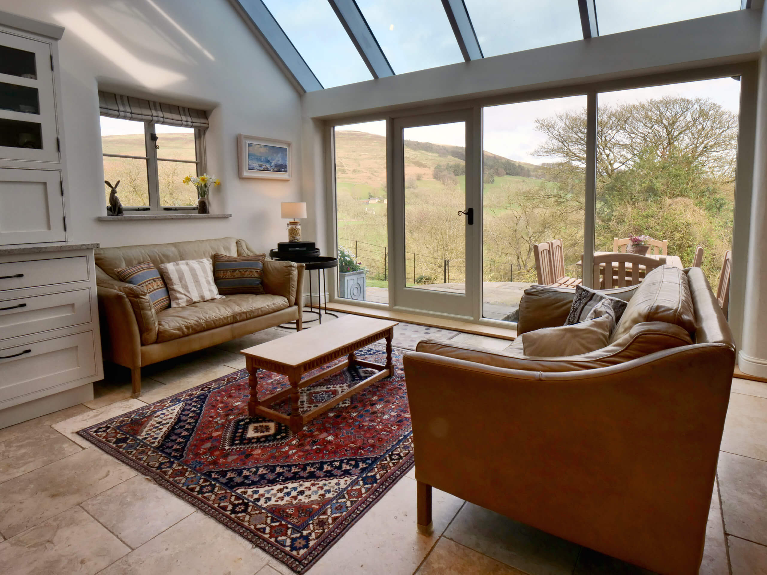 Downstairs sitting area